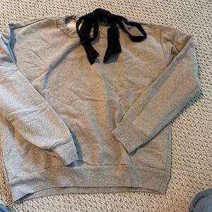 Frame Denim Gray Knit Sweater